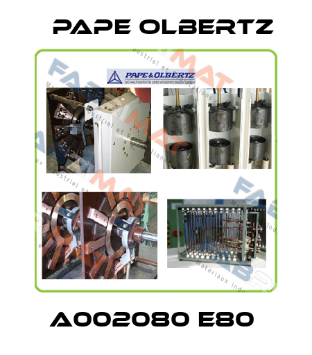 A002080 E80  Pape Olbertz