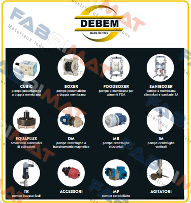 External membrane PTFE for Boxer 100 Edelstahl 316  Debem