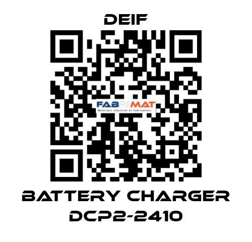 BATTERY CHARGER DCP2-2410 Deif