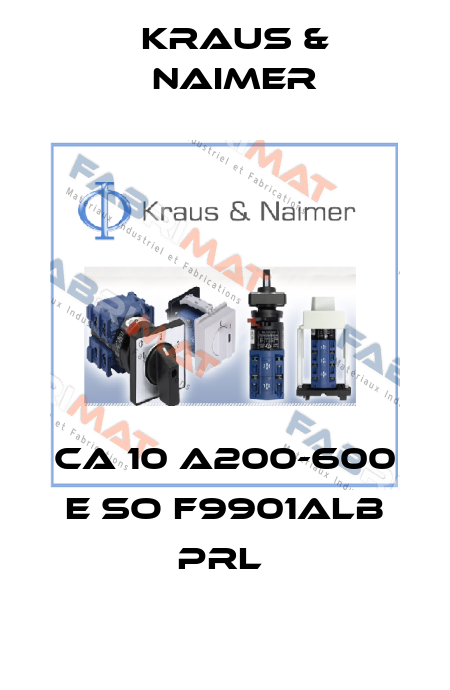 CA 10 A200-600 E SO F9901ALB PRL  Kraus & Naimer