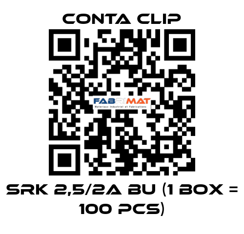 SRK 2,5/2A BU (1 box = 100 pcs) Conta Clip