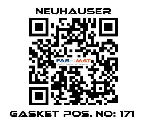 GASKET POS. NO: 171  Neuhauser