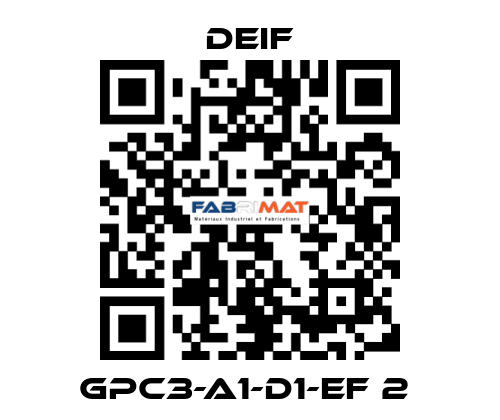 GPC3-A1-D1-EF 2  Deif