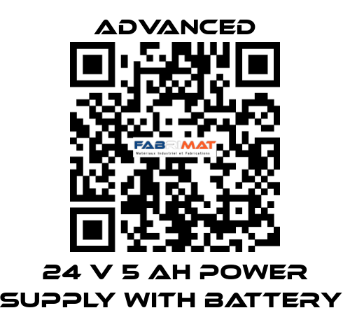 24 V 5 Ah Power Supply with Battery  Advanced