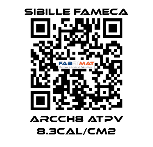 ARCCH8 ATPV 8.3CAL/CM2 Sibille Fameca