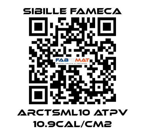 ARCTSML10 ATPV 10.9CAL/CM2 Sibille Fameca