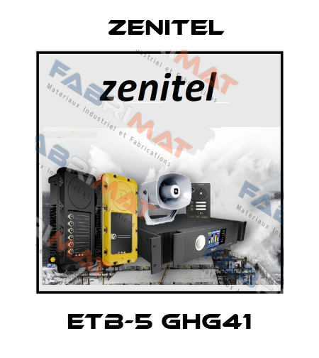 ETB-5 GHG41 Zenitel