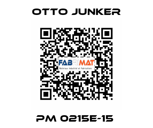 PM 0215E-15  Otto Junker