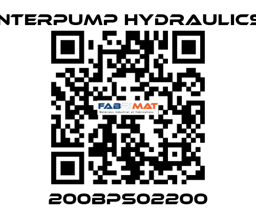 200BPS02200 Interpump hydraulics