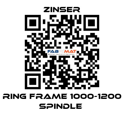 RING FRAME 1000-1200 SPINDLE  Zinser