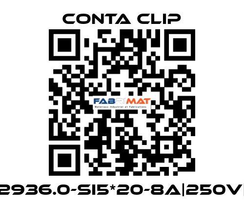 2936.0-SI5*20-8A|250V| Conta Clip