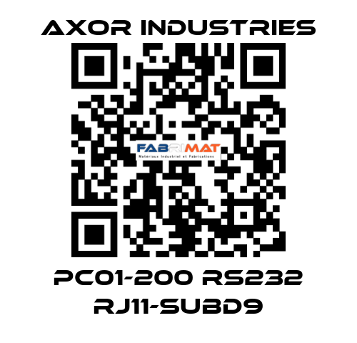 PC01-200 RS232 RJ11-SubD9 Axor Industries