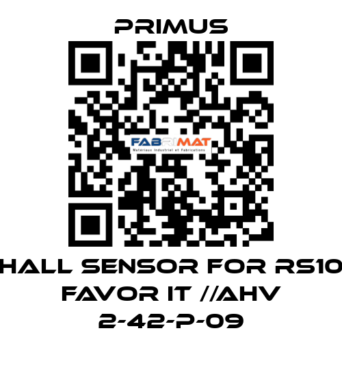 hall sensor for RS10 Favor it //AHV 2-42-p-09 Primus