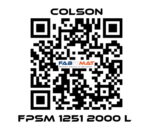 FPSM 1251 2000 L  Colson