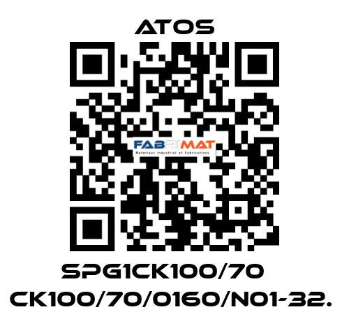 SPG1CK100/70    CK100/70/0160/N01-32.  Atos