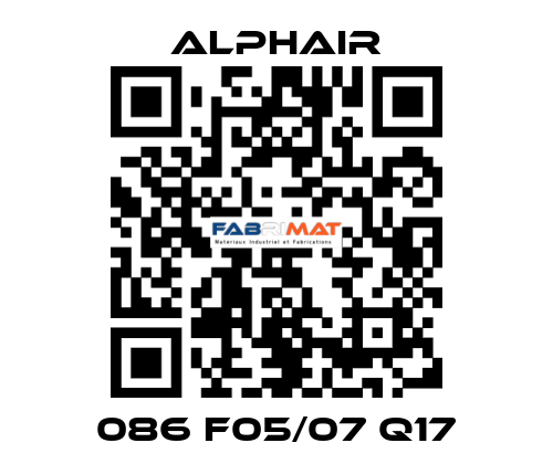 086 F05/07 Q17 Alphair