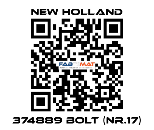 374889 bolt (Nr.17) new holland