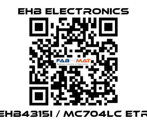 EHB4315I / MC704LC ETR ehb electronics