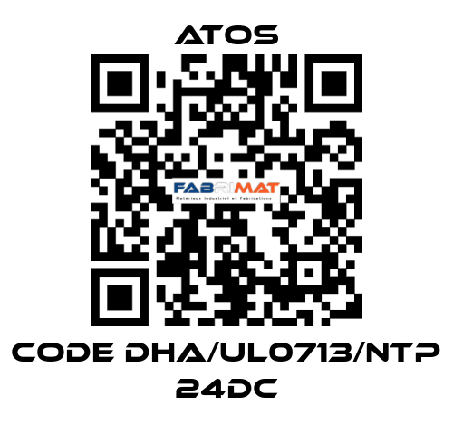 Code DHA/UL0713/NTP 24DC Atos