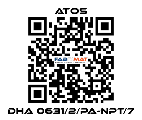 DHA 0631/2/PA-NPT/7 Atos
