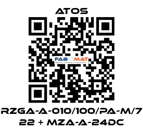 RZGA-A-010/100/PA-M/7 22 + MZA-A-24DC Atos