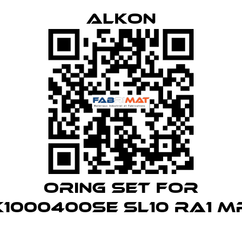 Oring set for K1000400SE SL10 RA1 MR ALKON