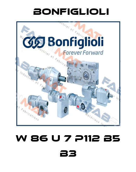 W 86 U 7 P112 B5 B3 Bonfiglioli