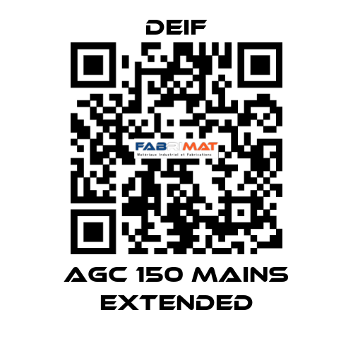 AGC 150 Mains Extended Deif