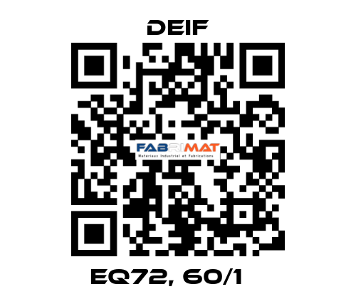 EQ72, 60/1 А Deif