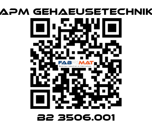 B2 3506.001 APM GEHAEUSETECHNIK