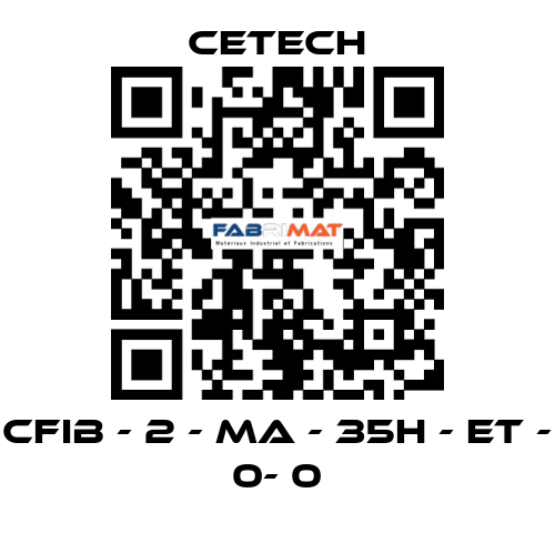 CFIB - 2 - MA - 35H - ET - 0- 0 CeTech