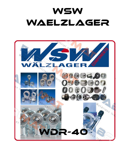 WDR-40  WSW Waelzlager