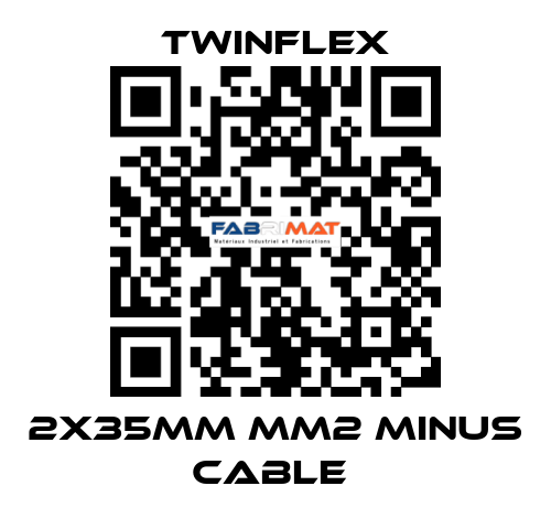 2x35mm mm2 MINUS cable  Twinflex