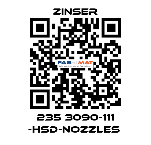 235 3090-111 -HSD-nozzles  Zinser