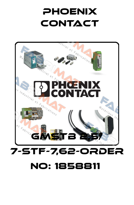 GMSTB 2,5/ 7-STF-7,62-ORDER NO: 1858811  Phoenix Contact