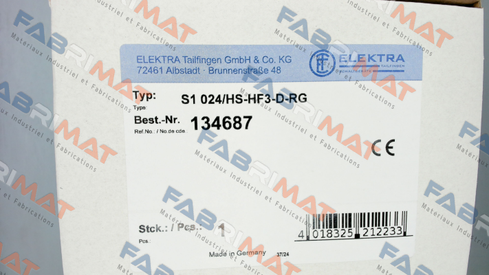 134687 // S1 024/HS-HF3-D-RG Elektra Tailfingen