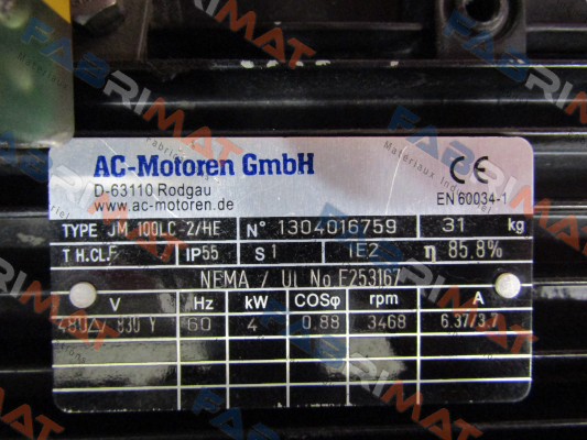 1304016759 obsolete, alternative Siemens 1LE1023-1AA43-5AB4  AC Motoren