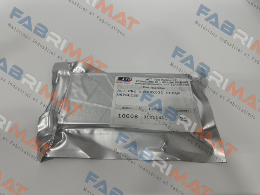 10008 Act Test Panels