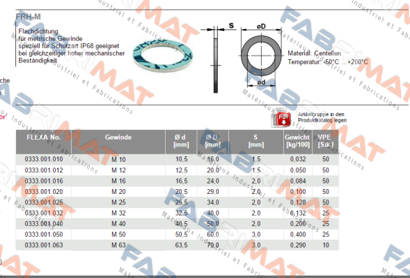 333001032 (1 x 10 pcs.)  Flexa