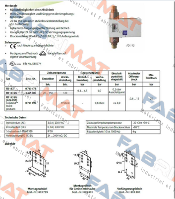 FD113 ZU 3465300  Alco