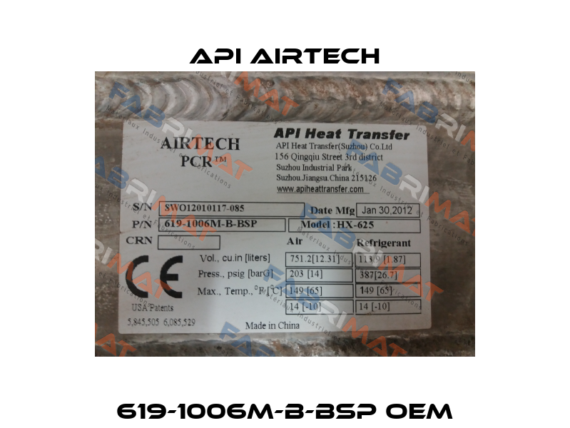 619-1006M-B-BSP OEM API Airtech
