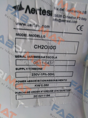 CH2OG/H  Aertesi