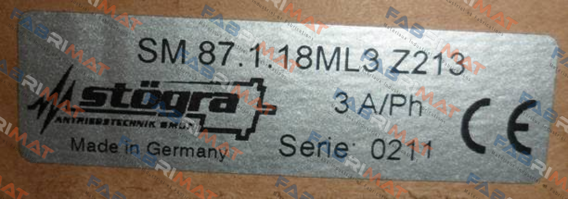 SM 87.1.18ML3 Z213 STÖGRA Antriebstechnik