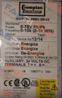 253-PH3G-SMBX-SM V4 CROMPTON INSTRUMENTS (TE Connectivity)