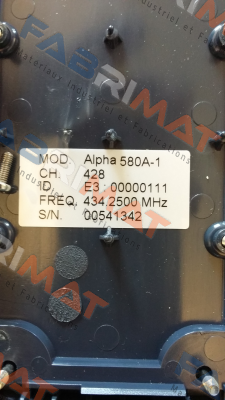 Ersatzsender für ALPHA 580A  Fomotech