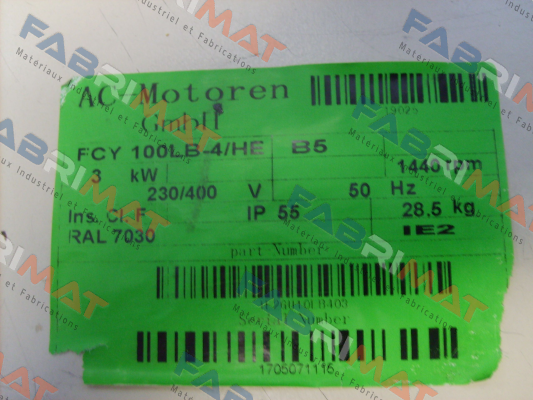 FCY 100 LB 4/HE  AC Motoren