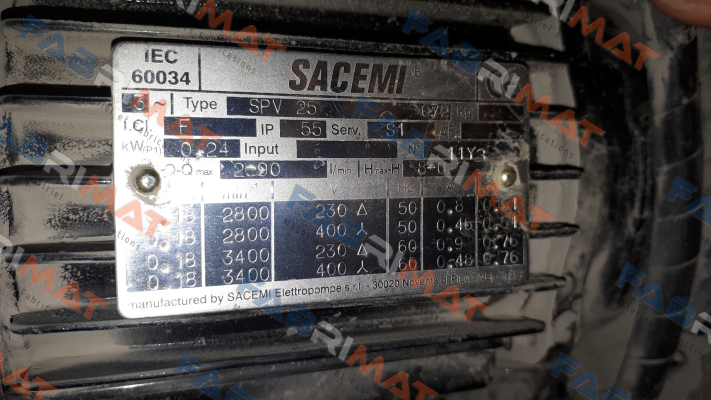 SPV 25 (220mm) Sacemi