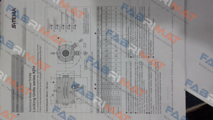 KFH 050 70 Sitema