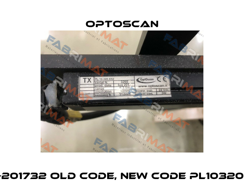 PL 10320 -201732 old code, new code PL10320-0000D8-1 Optoscan