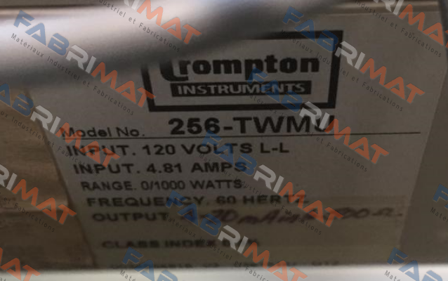 256-TWMU(W) CROMPTON INSTRUMENTS (TE Connectivity)